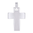 925 Sterling Silver Unisex Without CZ Cross Religious Charm Pendant