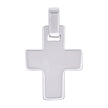925 Sterling Silver Unisex Without CZ Cross Religious Charm Pendant