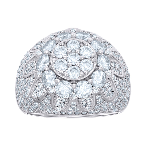 925 Sterling Silver Mens 6.52ct Moissanite Fashion Ring Size 11 - SLV-137036