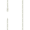 925 Silver Solid Pave Classic Figaro 3.0mm
