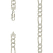 925 Silver Solid Pave Classic Figaro 9.5mm