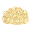 10kt Yellow Gold Mens Nugget Fashion Ring
