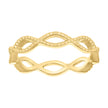 10kt Yellow Gold Womens Infinity Love Ring