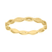 10kt Yellow Gold Womens Infinity Love Ring