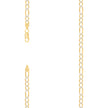925 Silver Pave Super Flat Figaro Chain 4.7mm