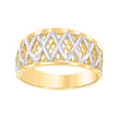 10kt Two-tone Gold Womens Fashion Ring