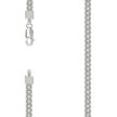 925 Sterling Silver Hollow Franco Chain Silver 120 4.2mm-24 - SLV-137948
