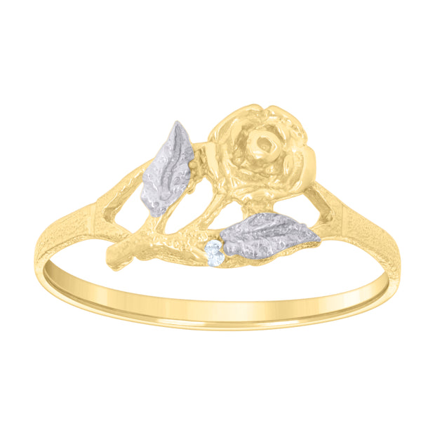 14Kt Gold Cz Ring