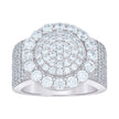925 Sterling Silver Mens Cubic-Zirconia Fashion Ring Size 11 - SLV-139623