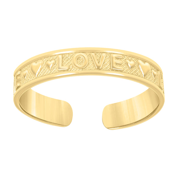 14Kt Gold Toe Ring