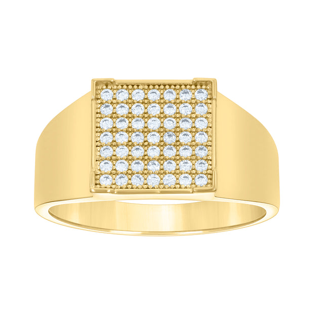14Kt Gold Cz Ring