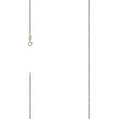 925 Sterling Silver Solid Rope Chain Silver 025 0.5mm-18