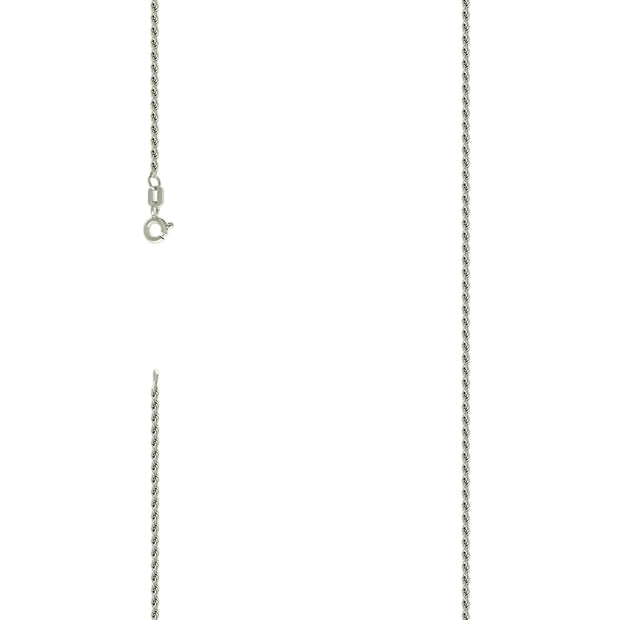 925 Silver Solid Rope Chain 0.5mm