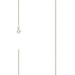 925 Sterling Silver Solid Rope Chain Silver 030 1mm-18