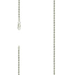 925 Sterling Silver Solid Rope Chain Silver 050 2.5mm-22