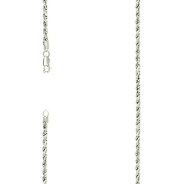 925 Silver Solid Rope Chain 3.5mm
