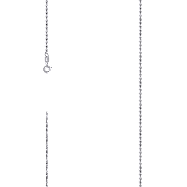 925 Silver Solid Rope Chain 0.5mm