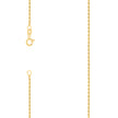 925 Silver Solid Rope Chain 1mm