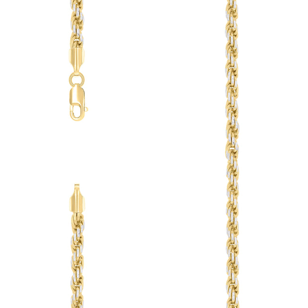 925 Silver Solid Rope Chain 4mm