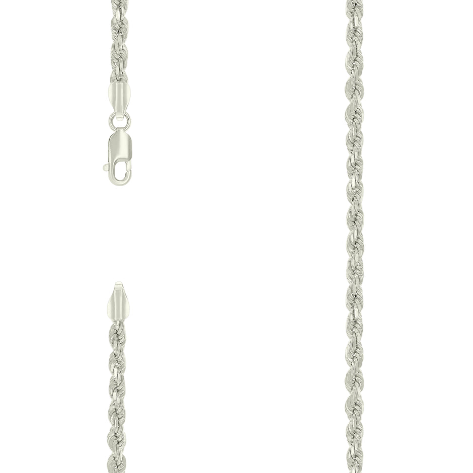 925 Silver Hollow Rope Chain 3.5mm