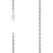 925 Sterling Silver Hollow Rope Chain Silver 095 4.8mm-24