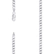 925 Sterling Silver Solid Super Flat Cuban Chain Rhodium 120 4.7mm-16 - SLV-140809