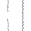 925 Sterling Silver Solid Super Flat Cuban Chain Rhodium 160 6mm-26 - SLV-140834