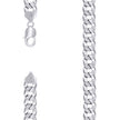 925 Sterling Silver Solid Super Flat Cuban Chain Rhodium 300 10.8mm-20 - SLV-140875