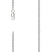 925 Silver Solid Super Flat Cuban Chain Silver 2.3mm