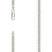 925 Sterling Silver Solid Super Flat Cuban Chain Silver 080 3mm-20 - SLV-140983