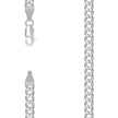 925 Sterling Silver Solid Super Flat Cuban Chain Silver 150 5.2mm-22 - SLV-141012