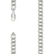 925 Sterling Silver Solid Super Flat Cuban Chain Silver 300 10.8mm-18 - SLV-141046