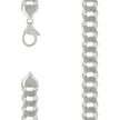 925 Sterling Silver Solid Super Flat Cuban Chain Silver 400 16mm-26 - SLV-141066
