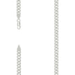 925 Silver Solid Pave Super Flat Cuban Chain Silver 5.2mm