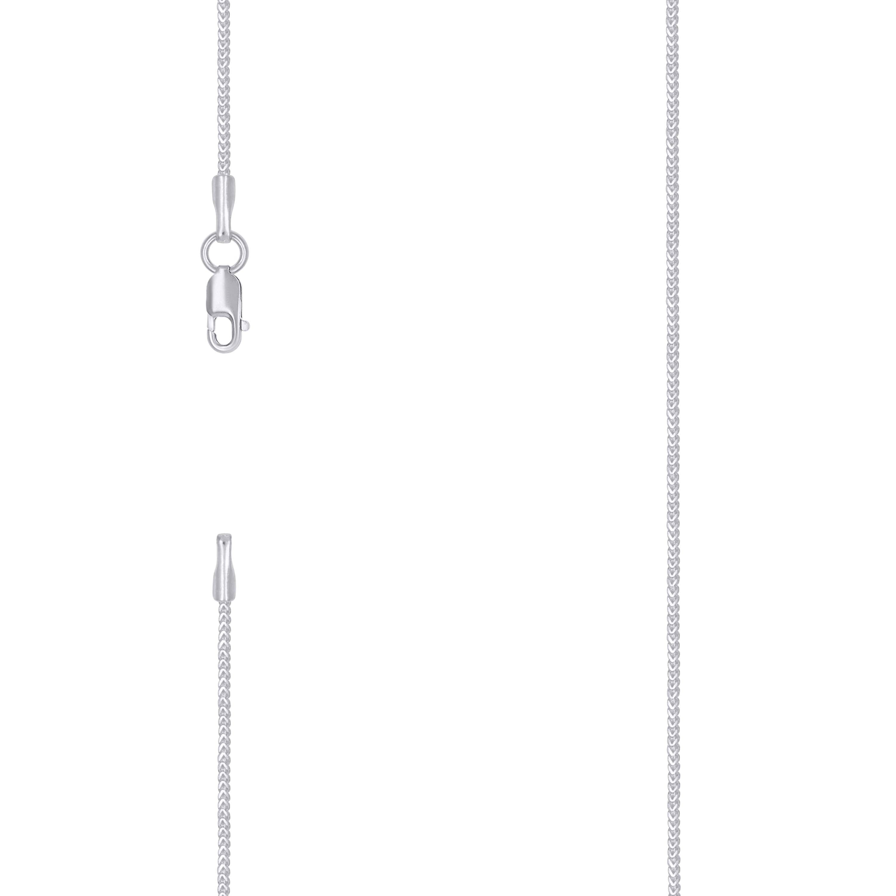 925 Silver Solid Franco Chain Silver 030 0.5mm-24 - SLV-141225