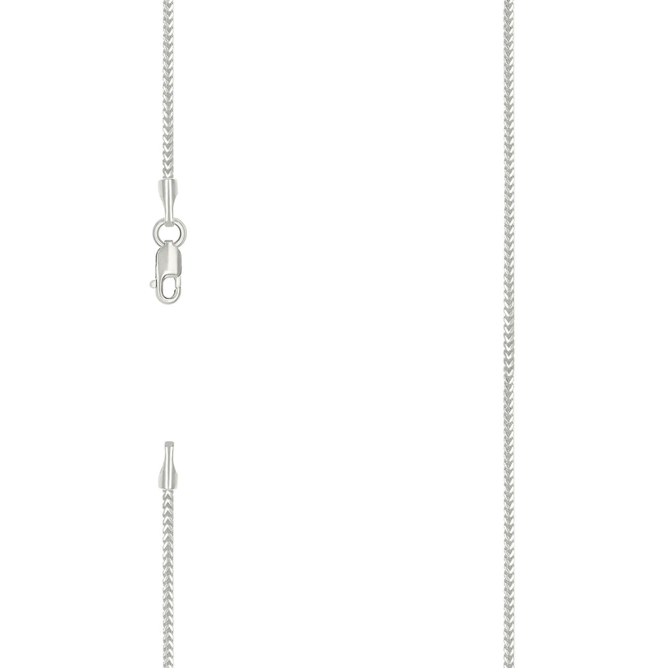 925 Silver Solid Franco Chain 040 1mm