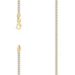925 Silver Solid Franco Chain Two-tone 230 2.5mm-16 - SLV-141252