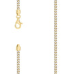 925 Silver Solid Franco Chain Two-tone 300 3mm-28 - SLV-141265