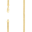 925 Sterling Silver Hollow Franco Chain Yellow 120 4.5mm-20 - SLV-141358