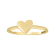 10kt Yellow Gold Womens Heart Ring 