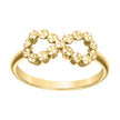 14kt Yellow Gold Womens Infinity Ring 