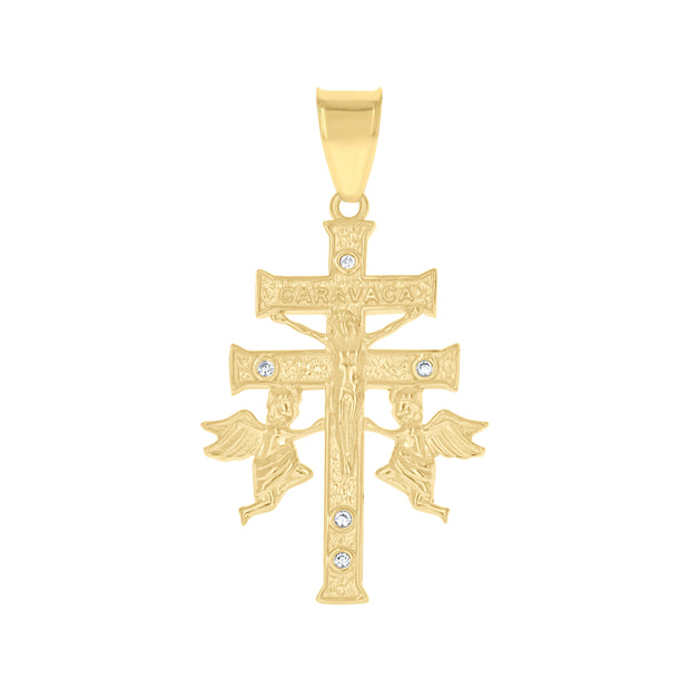10Kt Gold Cz Pendant