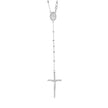 925 Sterling Silver Unisex Guadalupe Crucifix Cross Religious Rosary Necklace 3Mm 18 Inches