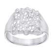 925 Sterling Silver Unisex Nugget Fashion Ring Size 11