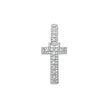 925 Sterling Silver Unisex Round Baguette Cubic Zirconia Initial Letter T Charm Pendant