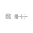 925 Sterling Silver Womens 0.53ct Moissanite Fashion Stud Earrings