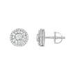 925 Sterling Silver Womens 1.15ct Moissanite Fashion Stud Earrings