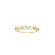 14kt Yellow Gold Womens Cubic-Zirconia Openwork Fashion Ring Size 7