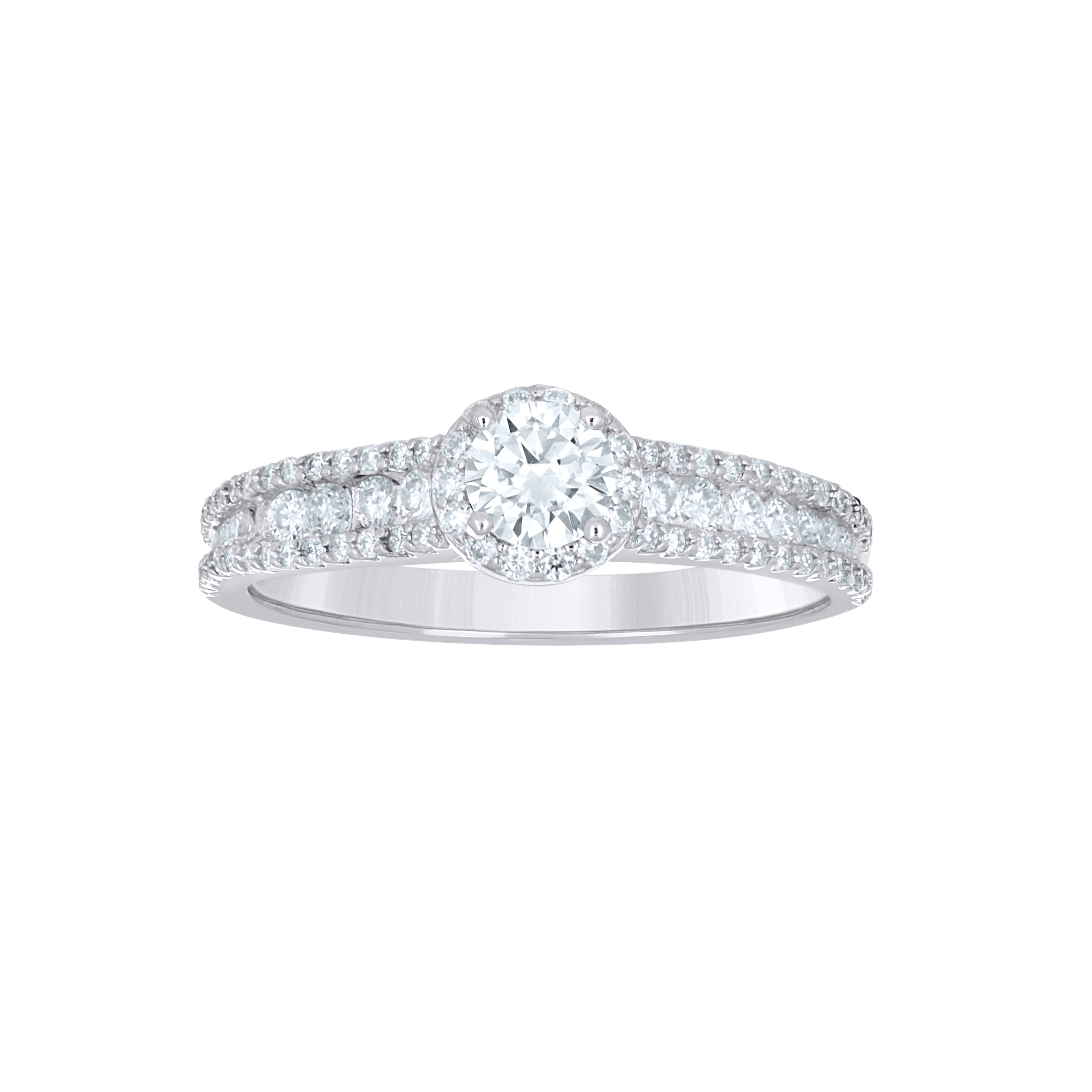 925 Sterling Silver Womens Cubic-Zirconia Bridal Wedding Ring Size 6 - SLV-144582