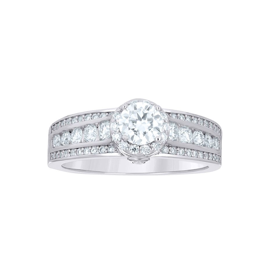 925 Sterling Silver Womens Cubic-Zirconia Bridal Wedding Ring Size 10 - SLV-144600